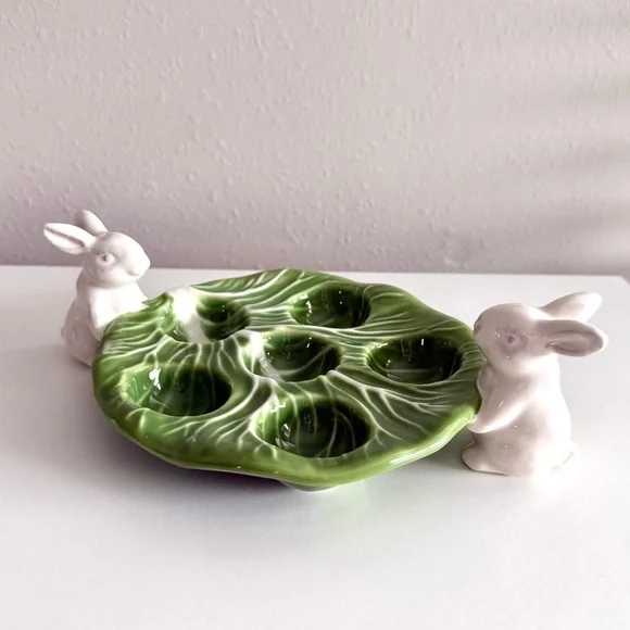 Threshold Cabbage Egg Serving Platter - Thumbnail 2